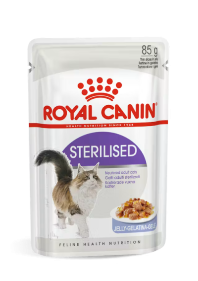 Royal Canin Sterilised wet in jelly Вологий корм (шматочки в желе) для дорослих стерилізованих котів