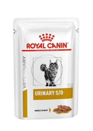 Royal Canin Urinary S/O Feline Pouches morsels in gravy Дієтичний вологий корм для котів при захворюваннях сечовивідних шляхів