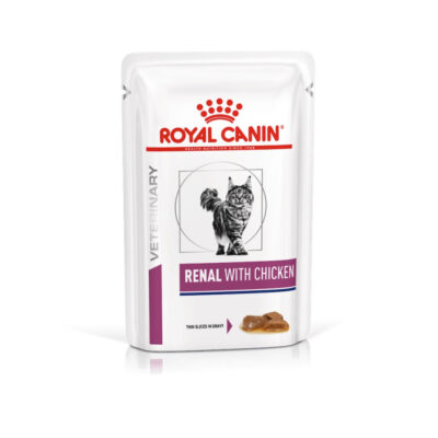 Royal Canin Renal Feline Chicken - дієтичний вологий корм з куркою для котів при хворобах нирок