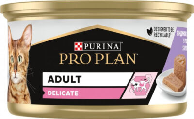 Purina Pro Plan Delicate Паштет з індичкою для котів з чутливим травленням