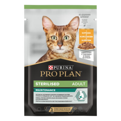 Purina Pro Plan Sterilised Adult Chicken Шматочки з куркою для кастрованих котів