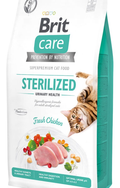 Brit Care Sterilized Urinary Health Fresh Chicken - беззерновий сухий корм для стерилізованих котів