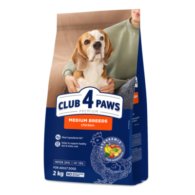 Club 4 Paws Adult Medium Breeds - cухий корм для дорослих собак середніх порід