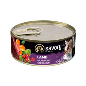 Savory Cat Adult Sterilized Lamb - вологий корм з ягням для стерилізованих котів