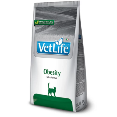Farmina Vet Life Obesity Cухий корм-дієта з м'ясом птиці для котів та кішок при ожирінні та надмірній вазі