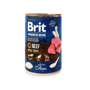Brit Premium by Nature з яловичиною та рубцем для собак