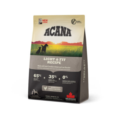 Acana Light & Fit Recipe - сухий корм для дорослих собак для підтримки здорової ваги тіла