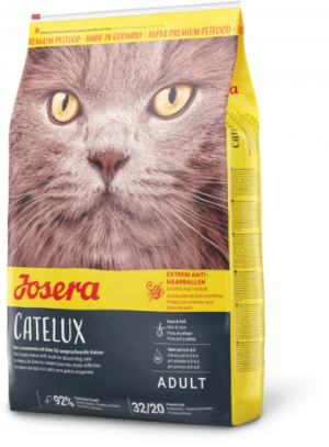 Josera Catelux - сухий корм для виведення шерсті з органів травлення у котів