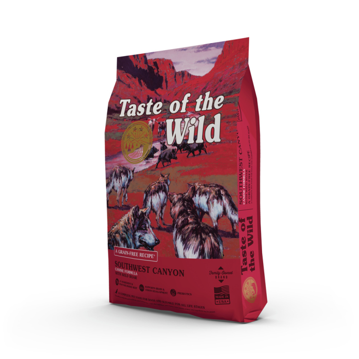 Taste of the Wild Southwest Canyon Canine Formula Беззернова формула на основі яловичини з додаванням м'яса дикого кабана для дорослих собак усіх порід