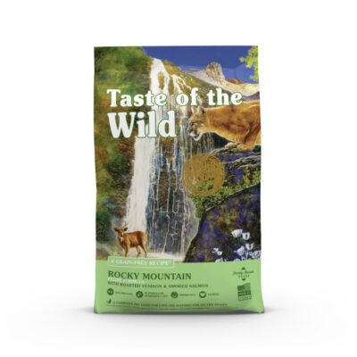 Taste of the Wild Rocky Mountain Feline Formula Беззернова формула із запеченою косулею та копченим лососем для котів усіх вікових груп