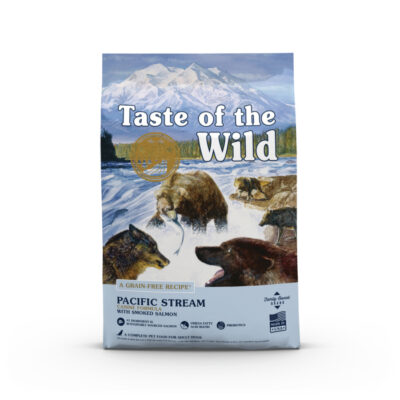 Taste of the Wild Pacific Stream Canine Formula Беззернова формула з лососем для дорослих собак усіх порід із чутливим травленням