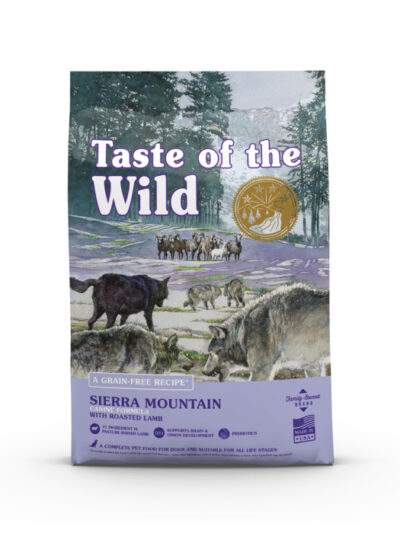 Taste of the Wild Sierra Mountain Canine Formula Беззернова формула із запеченим ягням для собак всіх порід на всіх стадіях життя