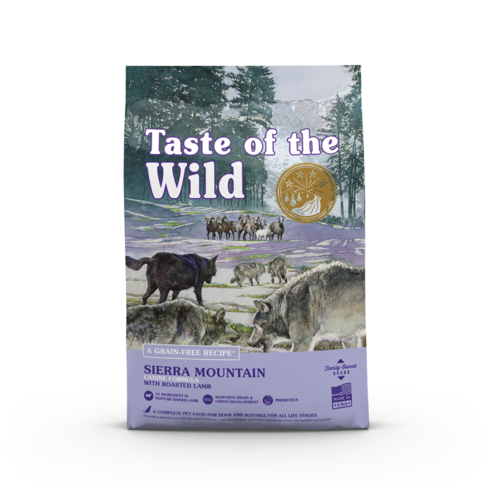 Taste of the Wild Sierra Mountain Canine Formula Беззернова формула із запеченим ягням для собак всіх порід на всіх стадіях життя